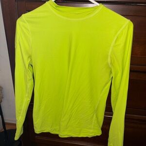 Bloq Bright UV Lime Green Long Sleeve Shirt